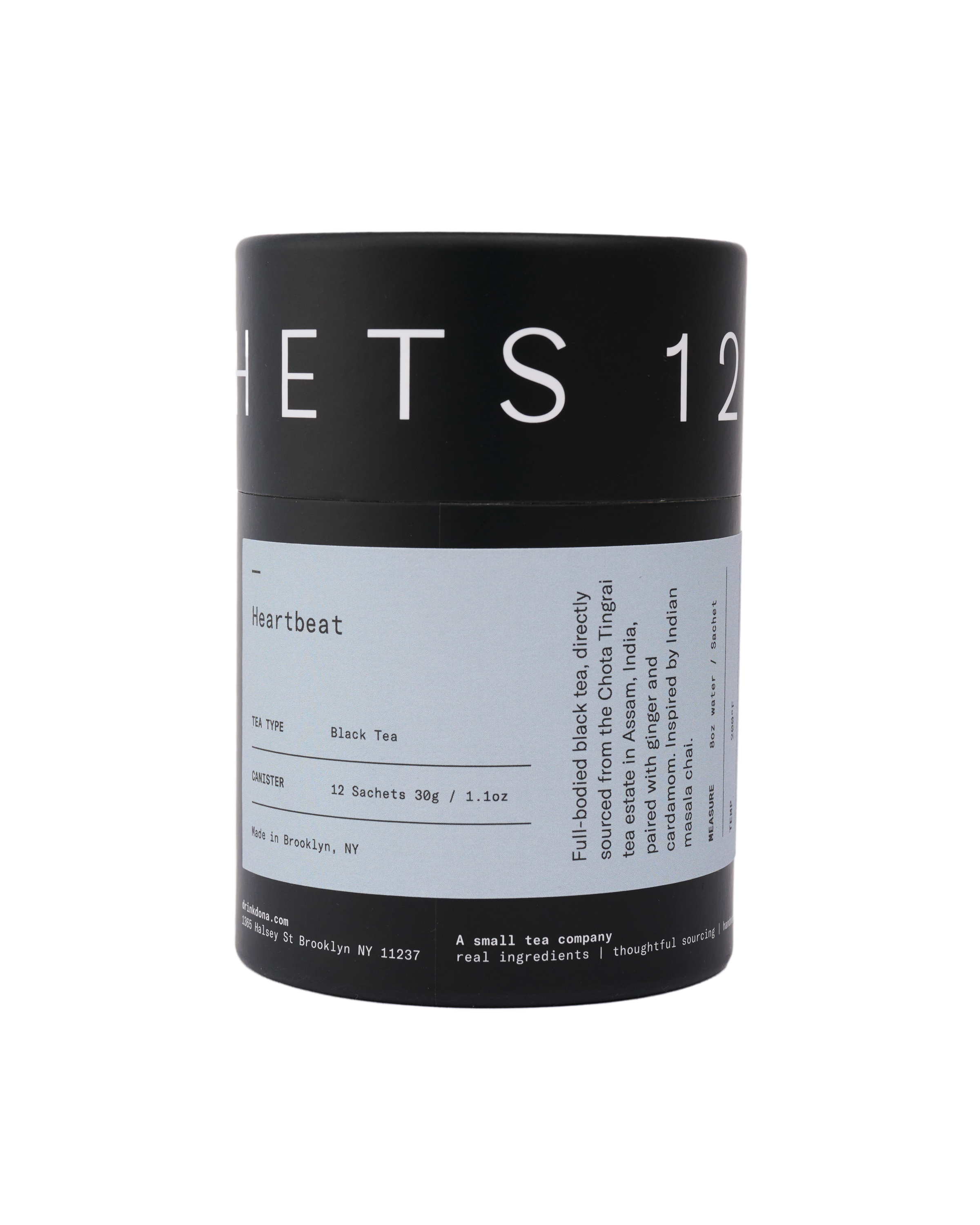 DONA – wholesale Tepåsar – Retail svart te påsar (fall av 8)5