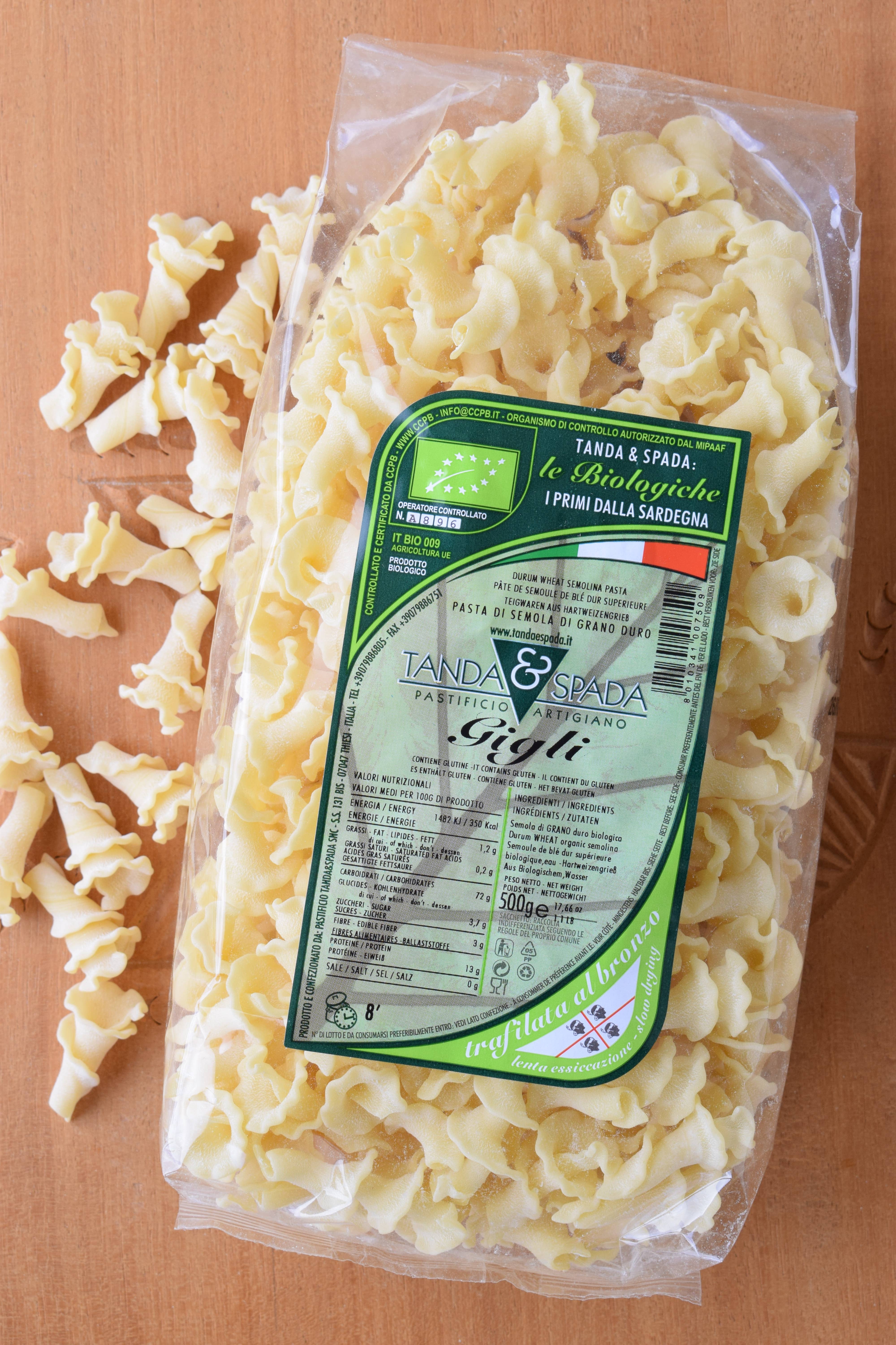 Pastificio Tanda e Spada - Wholesale Pasta - Organic semolina lilies - 500 g2