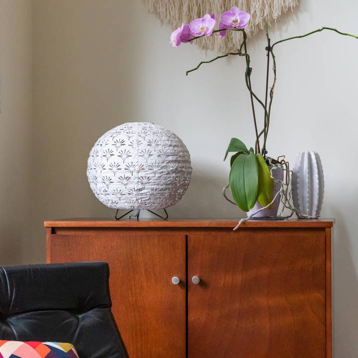 Allsop Home & Garden - Wholesale Accent/Desk Lamp - Stella Solace Indoor Table Lamp - 12" Globe Deco2