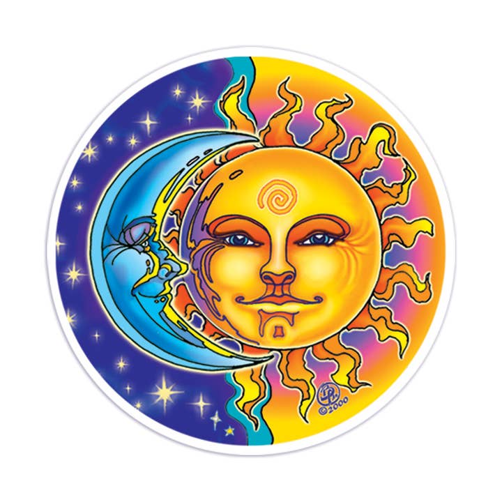 4.5" Sticker Window Reflections for wholesale by Mandala Arts