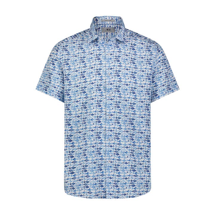 BLAUER Fish Performance Kurzarmshirt für den Großhandel von American Heritage