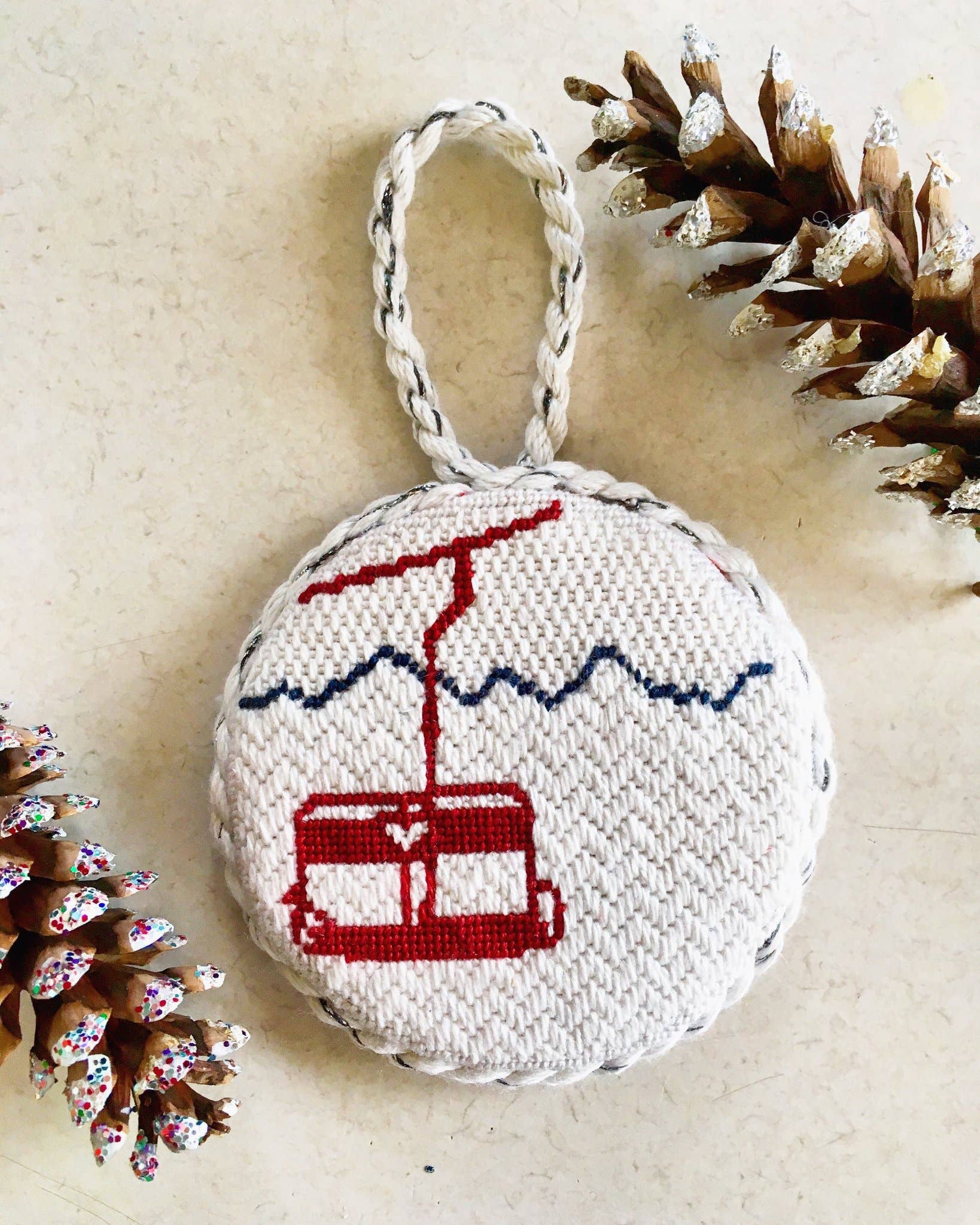 Alice & Blue Needlepoint Designs - Wholesale Embroidery/Cross Stitch Supplies - Double Chair1