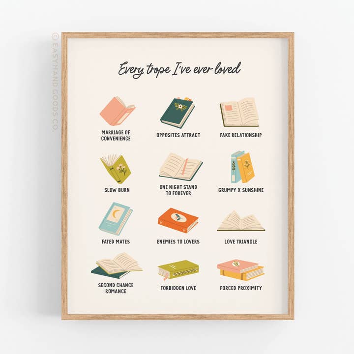Every Trope I've Ever Loved Art Print for wholesale by Easyhand Goods – formerly Onderkast