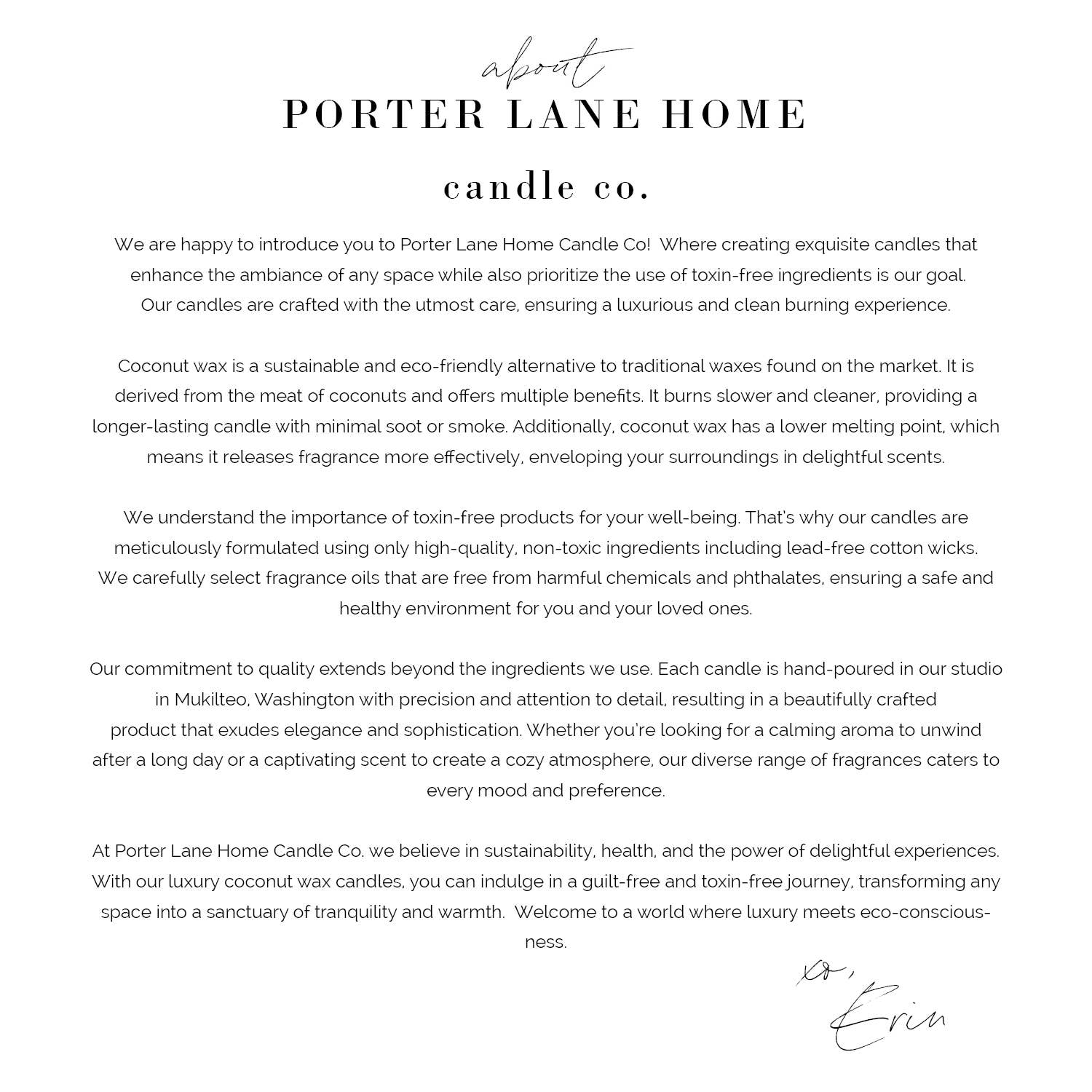 Porter Lane Home – wholesale Burkljus – SIMPLY THE BEST | Vaniljorkidé + Pionljus | Signatur6