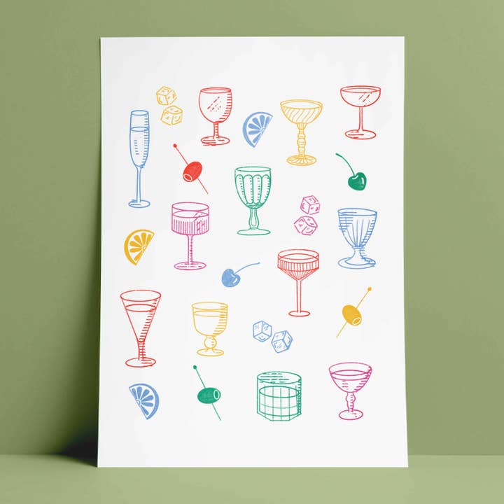 Vaisselle en verre colorée pour la vente par hey ✿ sooj