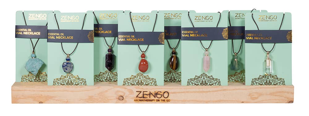 BOPS WHOLESALE - Wholesale Pendant/Charm Necklace - ZENGO STONE VIAL NECKLACE "AMAZONITE"6