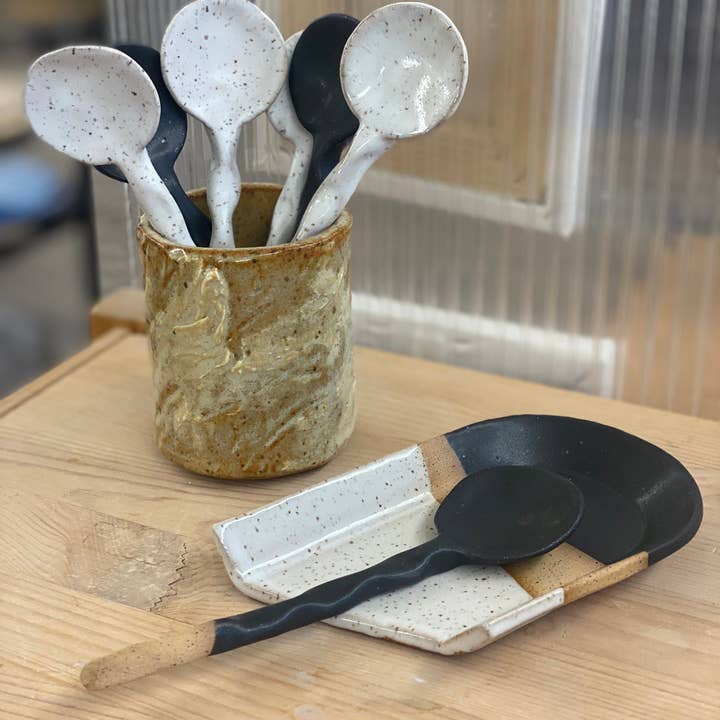 MW Ceramics - Wholesale Kitchen Spoon - Ceramic Spoon | Handmade | Cereal Spoon | Salt Spoon2