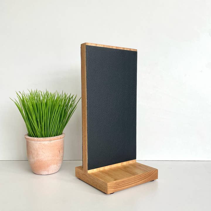 ArcDefined - Vente Rangement pour couteaux - Porte-couteaux magnétique en bois | Bloc à couteaux bois et cuir3