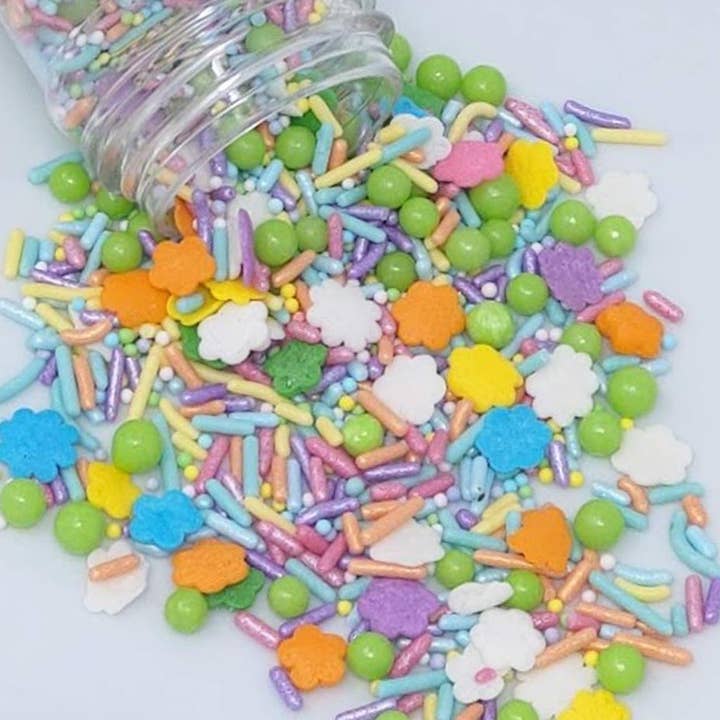 Wild Angel Treats, LLC - Wholesale Sprinkles - Spring Flowers Sprinkle Mix