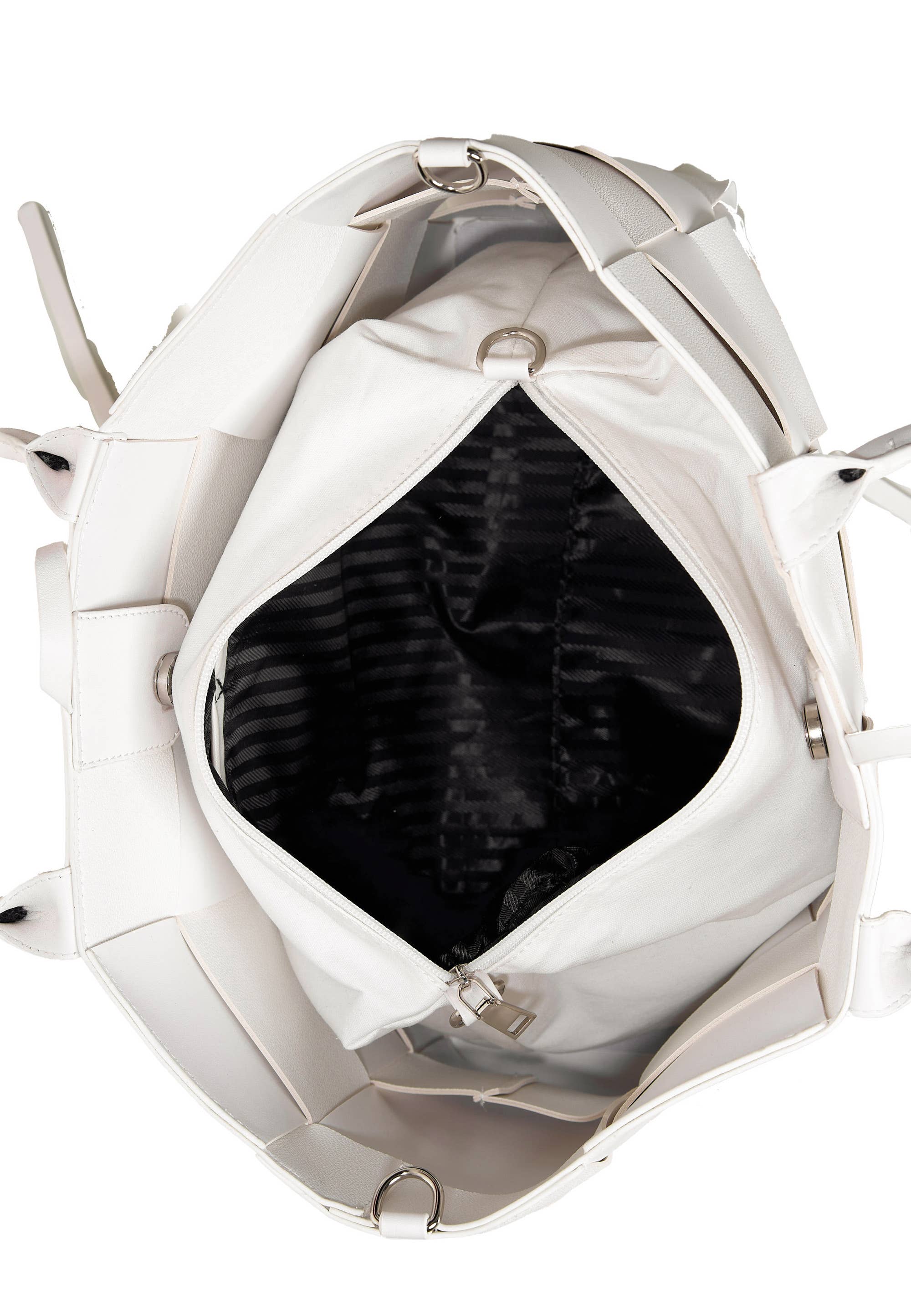 HJS – wholesale Shoulder bag – women's – Shoulder Bag 'MIRALOMA' - Braided Elegance4