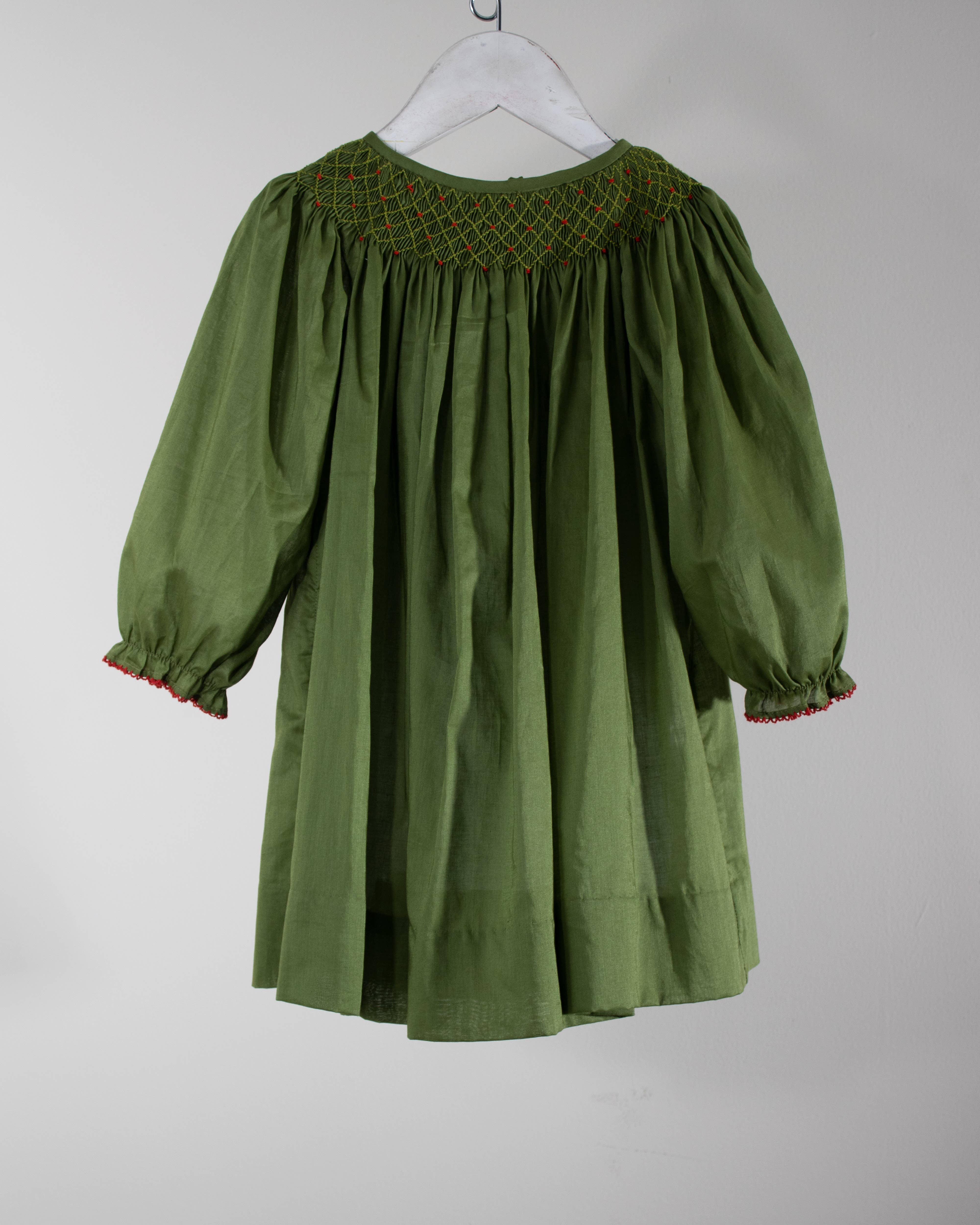 Charming Little Ones - Wholesale Dress - Kids - Christmas Evergreen Zoey Dress