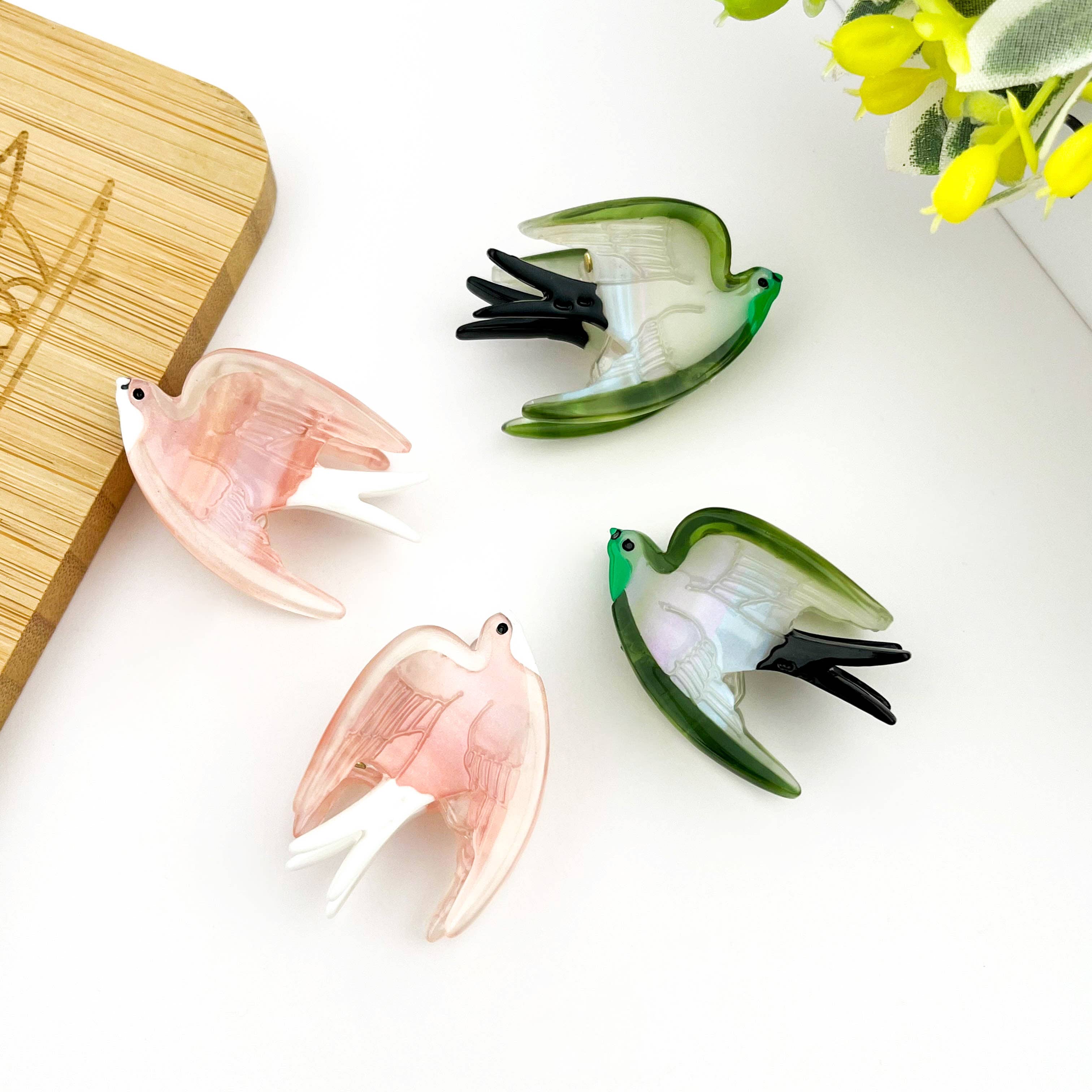 TheDivaSoap - Wholesale Hair Clip - Women's - Swallow Hair Clip, Acetate Claw Clip6