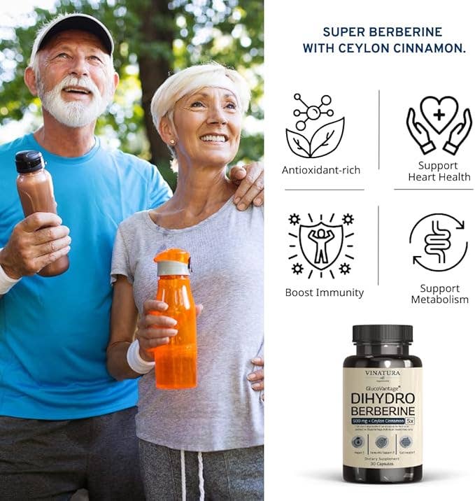VINATURA SUPPLEMENTS - Wholesale Oral Supplement/Vitamin - DihydroBerberine with Ceylon Cinnamon3