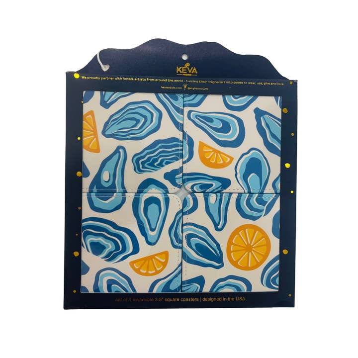 KEVA - Wholesale Coasters - Oyster Twist Coasters Set of 45