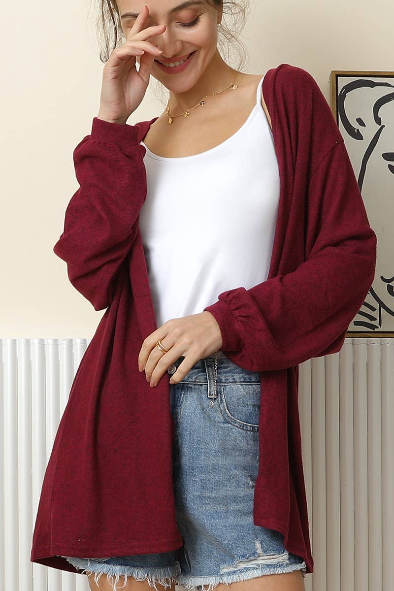 NINEXIS - Vente Cardigan – femme - CARDIGAN EN TRICOT DOUX ET CHAUD À COUPE AMPLE CWOCAL156-M_M_6