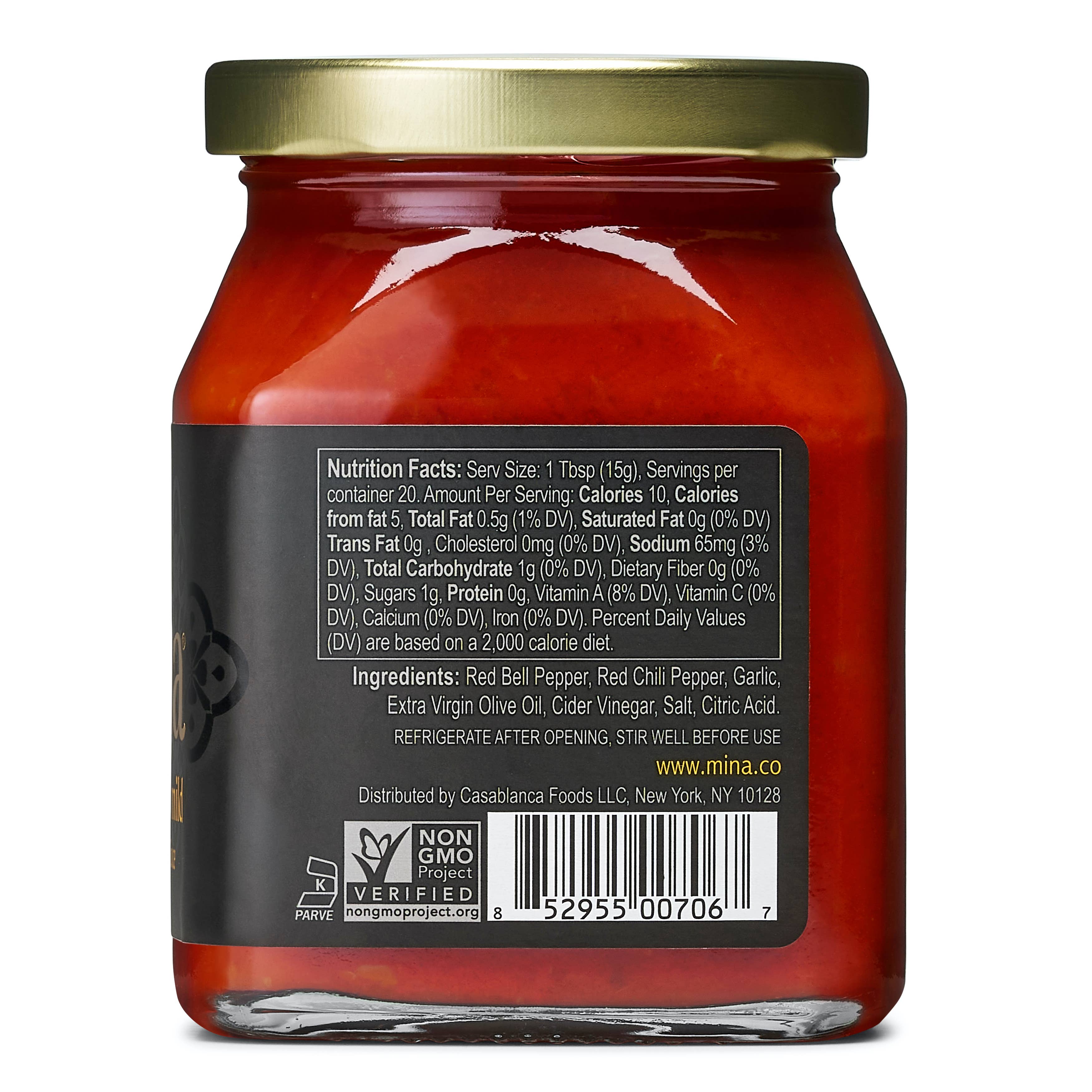 Mina - Wholesale Hot Sauce - 10 oz Harissa Mild1