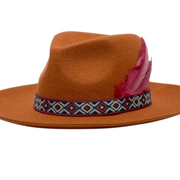 Epoch hats - Wholesale Fedora - Women's - Australian Wool Felt Wide Flat Brim Fedora Hat12