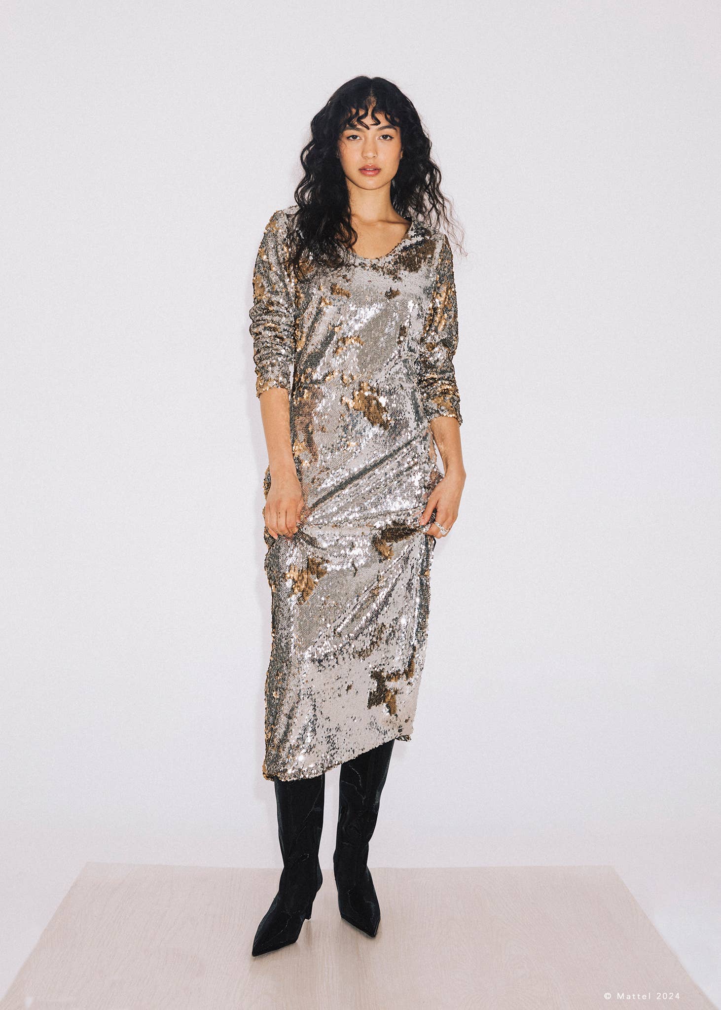Hilary MacMillan - Wholesale Dress - Women's - Sequin Midi Dress1