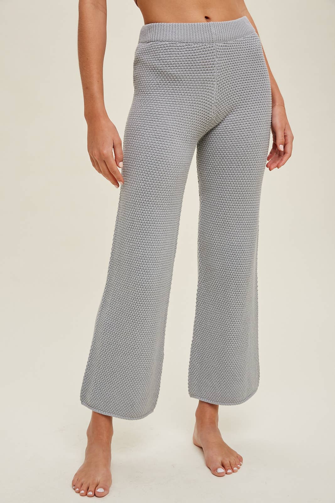 Wishlist Apparel - Wholesale Pants - Women's - TEXTURED SWEATER PANTS / WL22-7514B