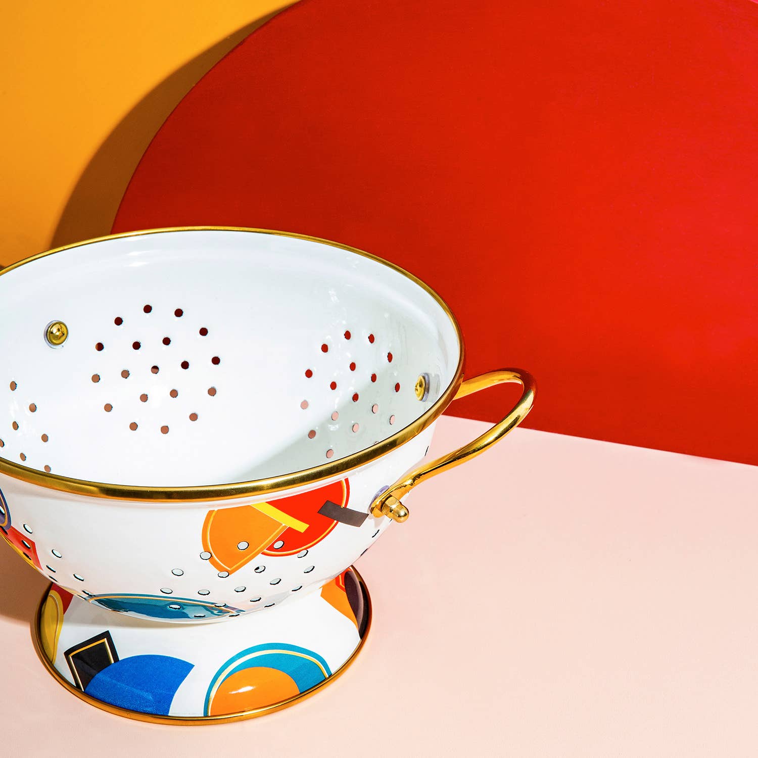 Darling Spring - Vendita all'ingrosso Scolapasta - Scolapasta smaltato Bauhaus3