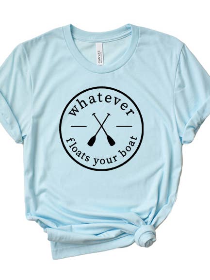 Was auch immer schwimmt Ihr Boot Tee für den Großhandel von Wildberry Waves