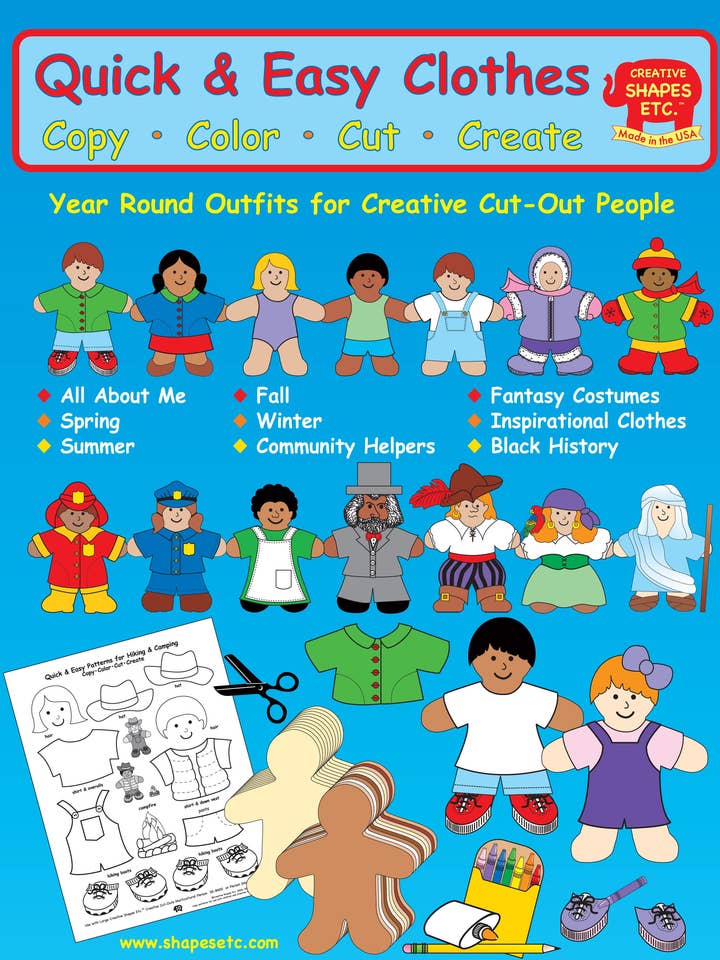 How-To Book - Quick & Easy Clothes for wholesale by Creative Shapes Etc.