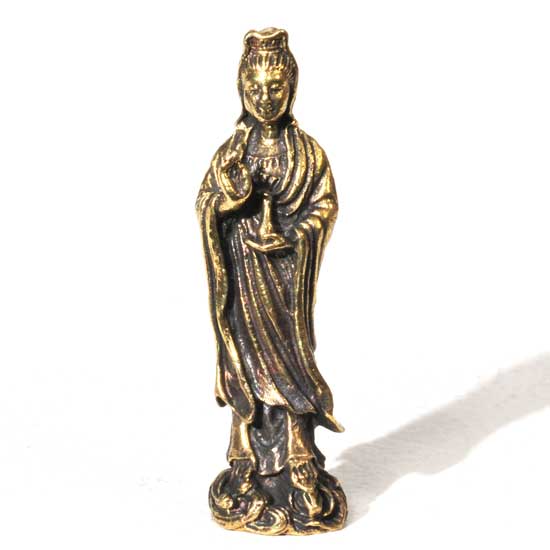 Standing Quan Yin Figurine for wholesale by R. Expo/Song of India