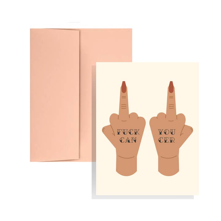 F* ck You Cancer Card (V2) for engroshandel hos KGS Design Studio