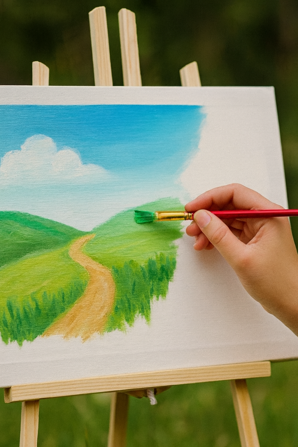 Angels Craft - Wholesale Easel - Canvas & Easel Set1