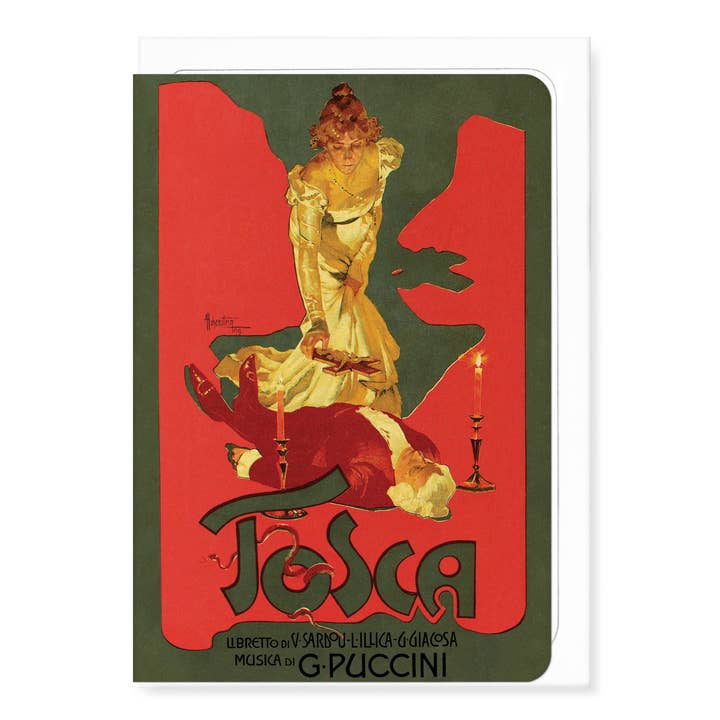 Ezen Trade - Wholesale Everyday Greeting Card - POSTER FOR TOSCA (1899): Poster Greeting Card