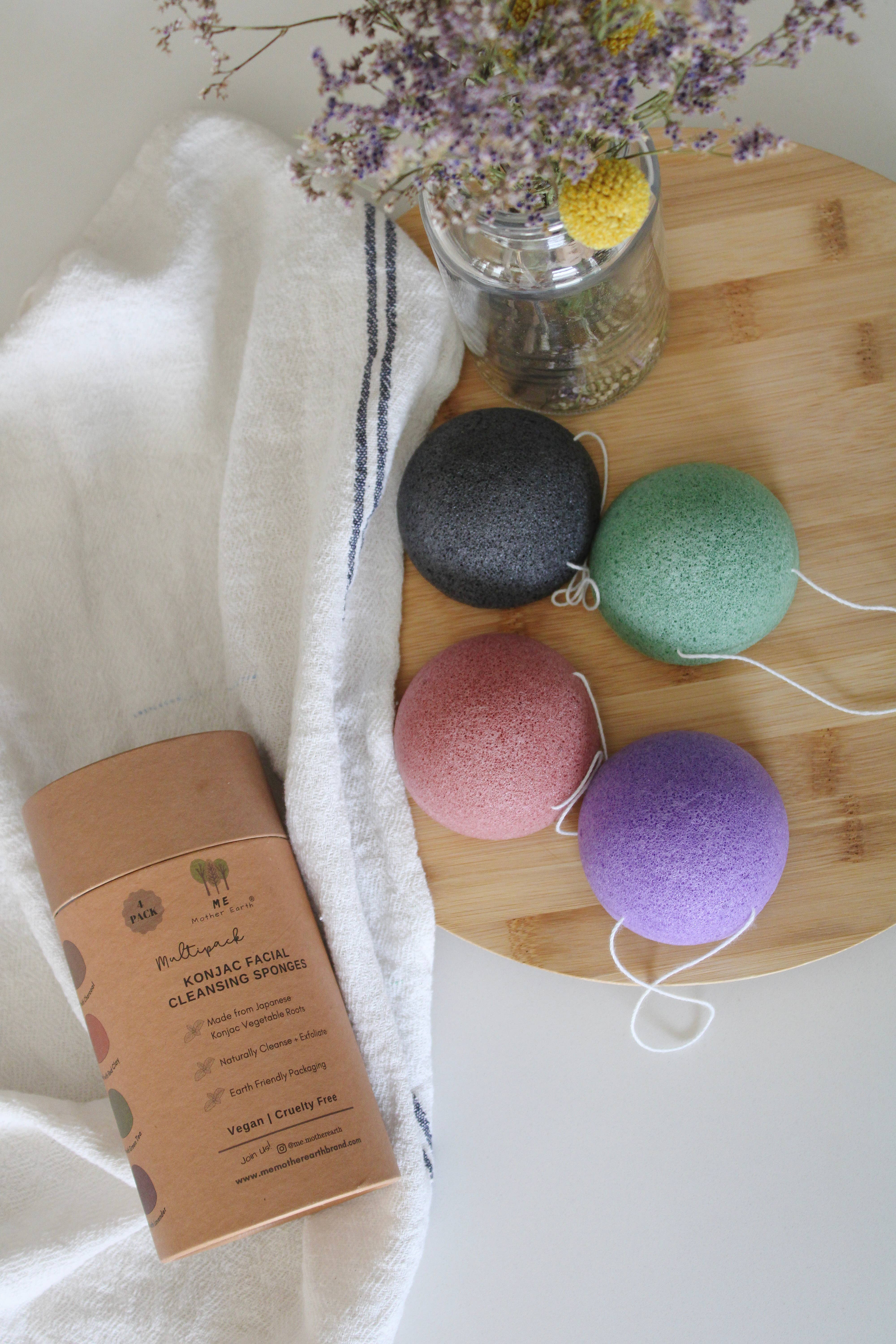 Me Mother Earth – wholesale Badsvamp – Konjac Sponge Multipack - Biologiskt nedbrytbar och Zero Waste Beauty2