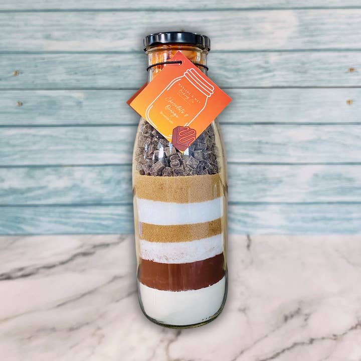 Mélange pour brownies chocolat et orange pour la vente par Marlene & May Baking Co