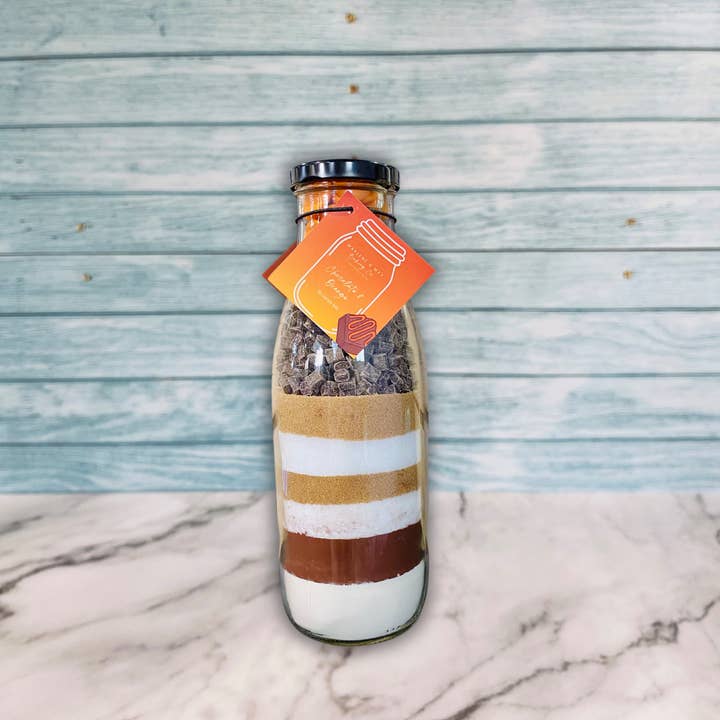 Chocolate Orange Brownie Mix for wholesale by Marlene & May Baking Co