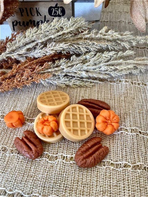 Sugar and Spice Custom Creations - Wholesale Wax Melt - Nutty Pumpkin Waffle Wax Melts2