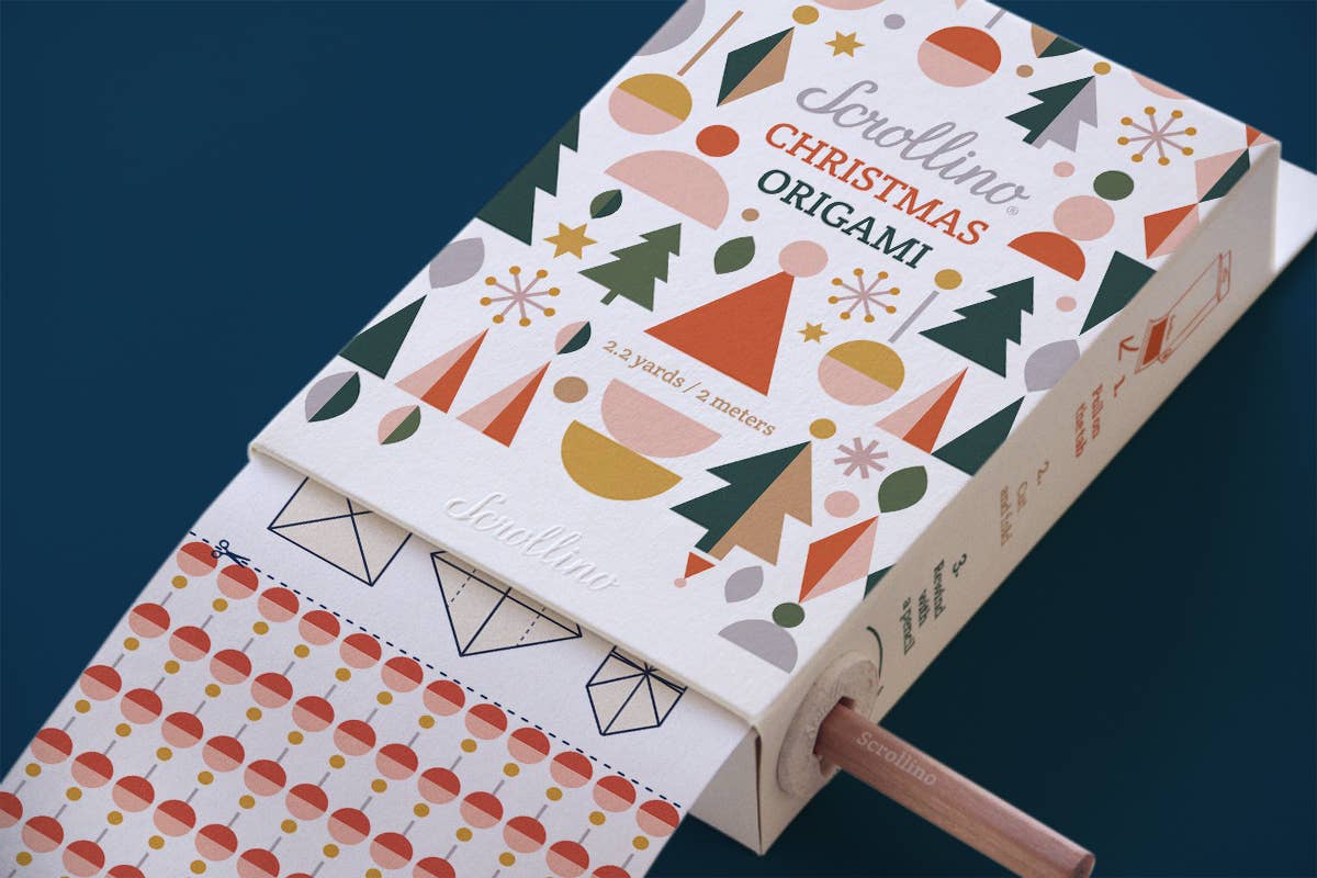 Scrollino - Wholesale DIY Craft Kit - Kids - Christmas Decor & Gift - Scrollino Christmas Origami2