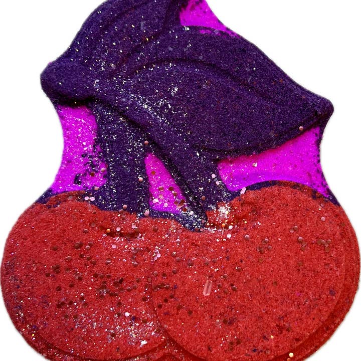 Unique creations soap company - Wholesale Bath bomb/fizz - Amazing Cherry bath bomb 1
