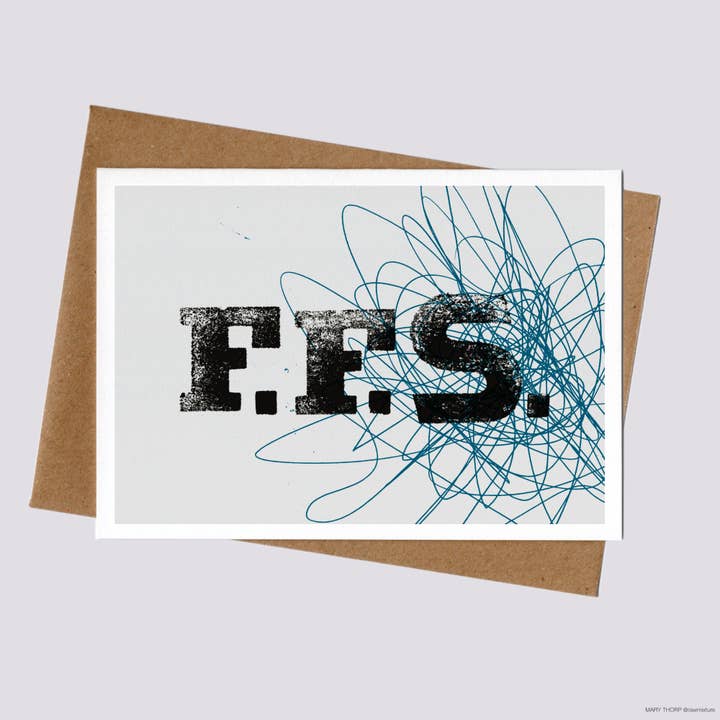 MIXED MESSAGES CARD - FFS individual card for wholesale by Raw Mixture