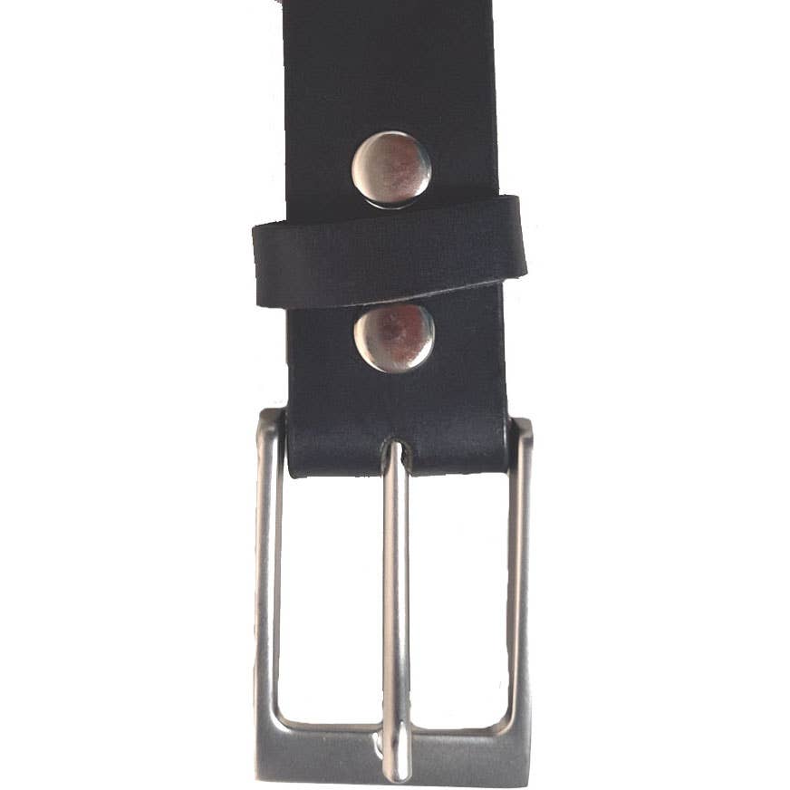 IGI CANADA - Wholesale Belt - Unisex - GENUINE LEATHER BELT PLAIN 35MM BLACK AND BROWN #10353