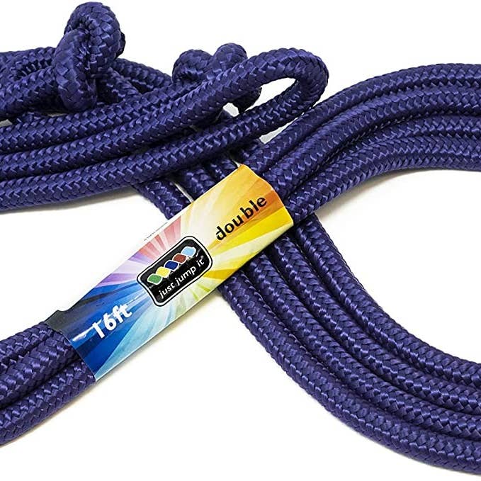 Frustration Free Solutions - Vente Jeu de sport – enfant et bébé - Corde à sauter Violet 16 pi — arc-en-ciel par Just Jump It