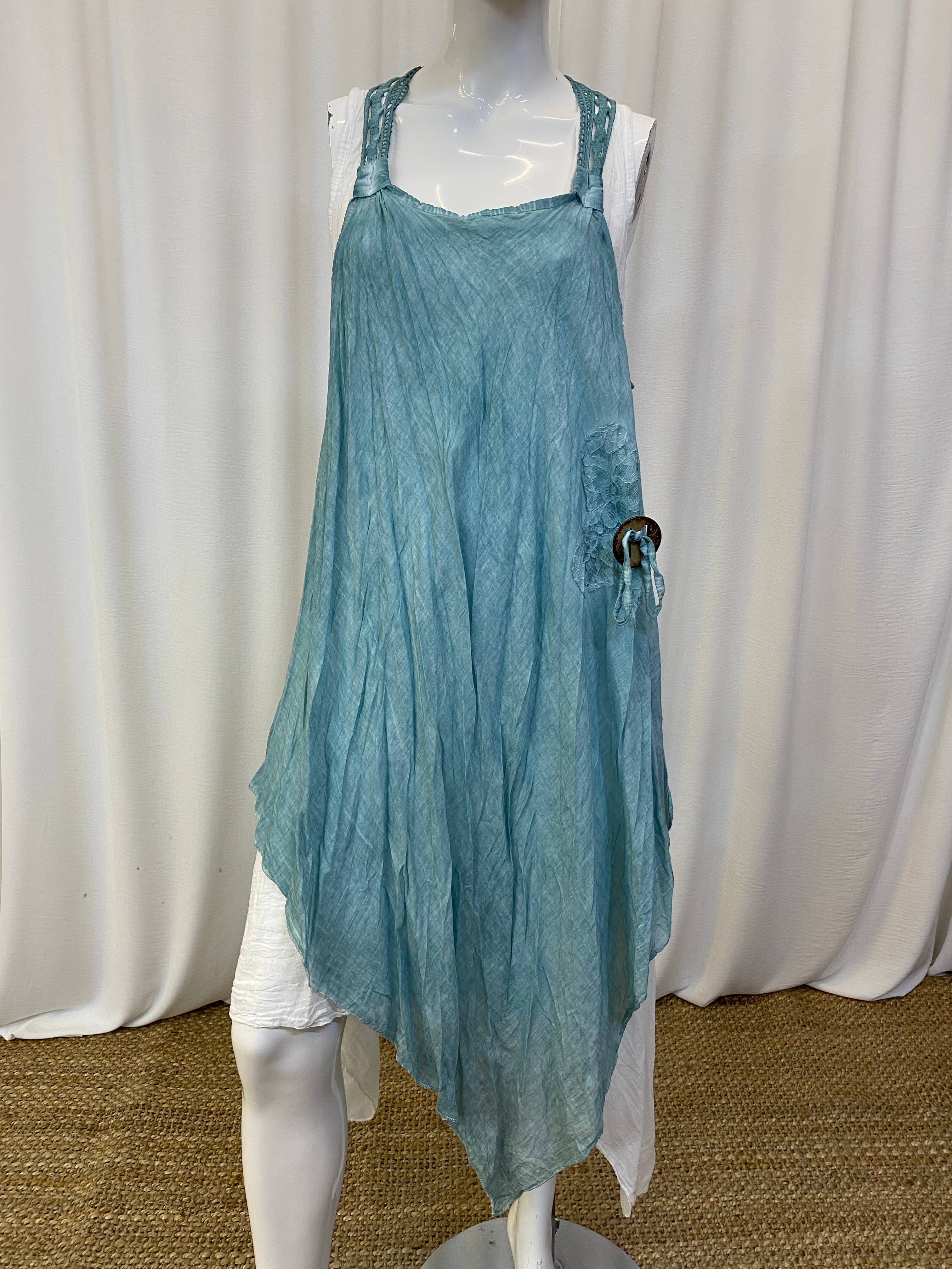 ORNELLA PARIS - Wholesale Dress - Women's - Two piece lace back dress set BLL-R107516