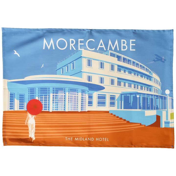 Morecambe - Midland Hotel viskestykke for engroshandel hos Town Towels