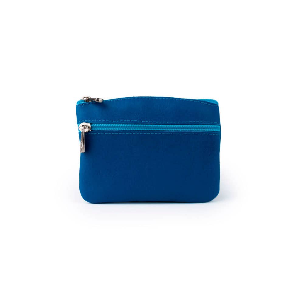 VALTICO – Großhandel Geldbörse – Damen – Bunte Ledergeldbörse mit zwei Reißverschlüssen4