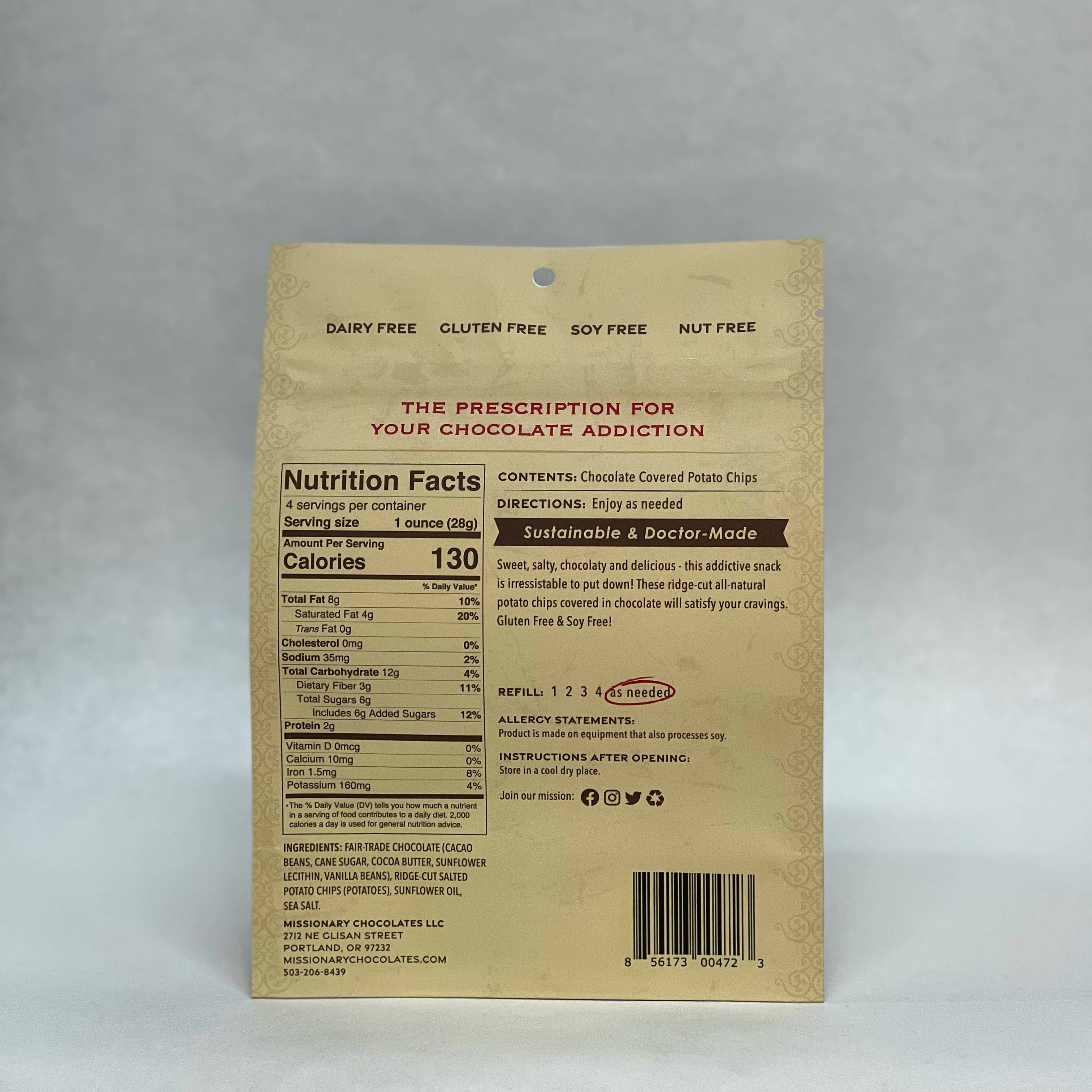 Missionary Chocolates - Vente Friandises enrobées de chocolat - Croustilles enrobées de chocolat1