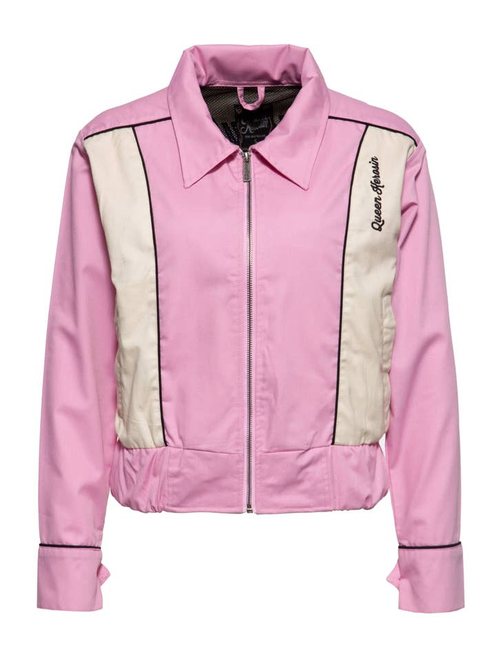 pink Speedway Queens 1955 gabardine jacket for wholesale on Faire1