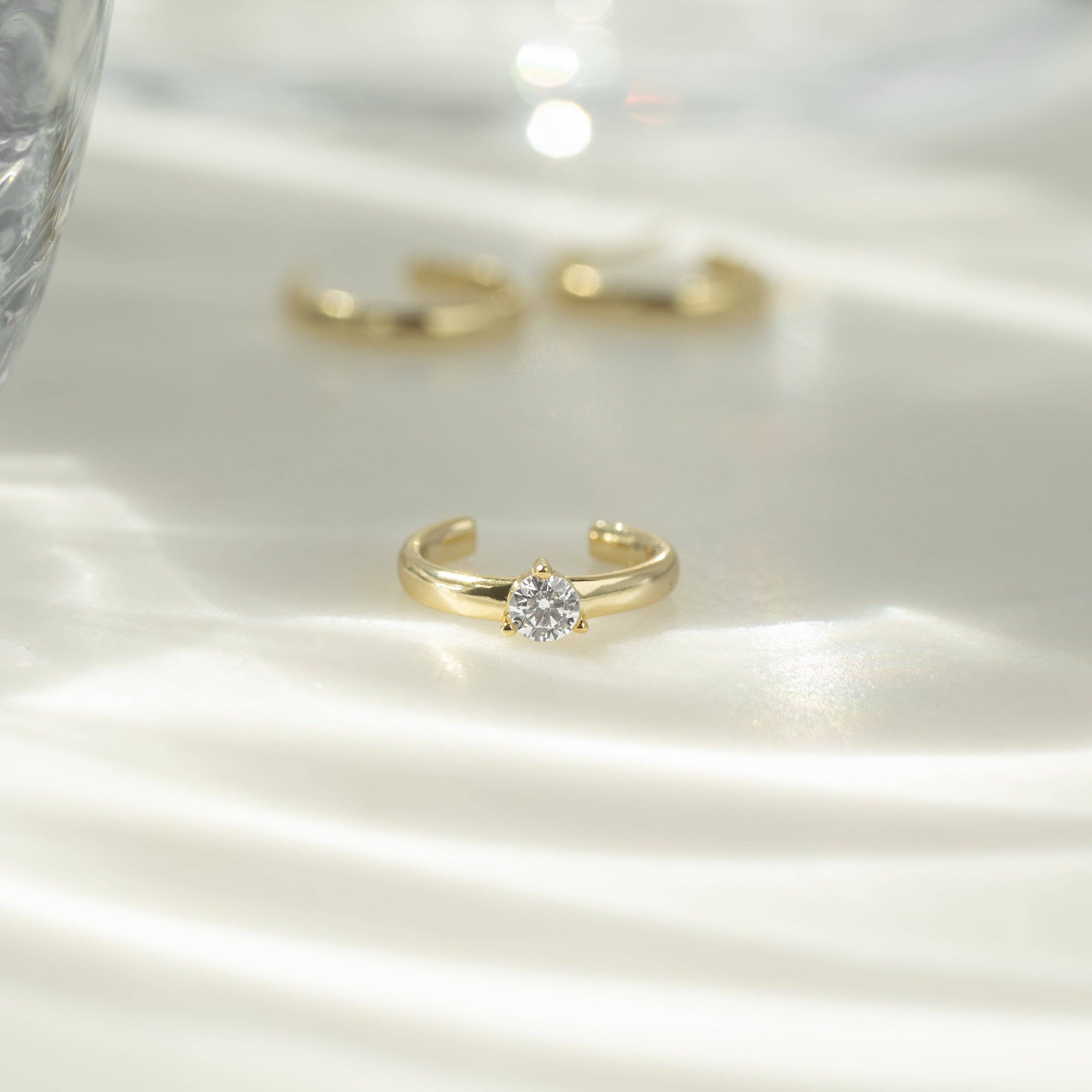 Sami Jewels - Wholesale Cuff/Wrap Earrings - Solitaire Ear Cuff5