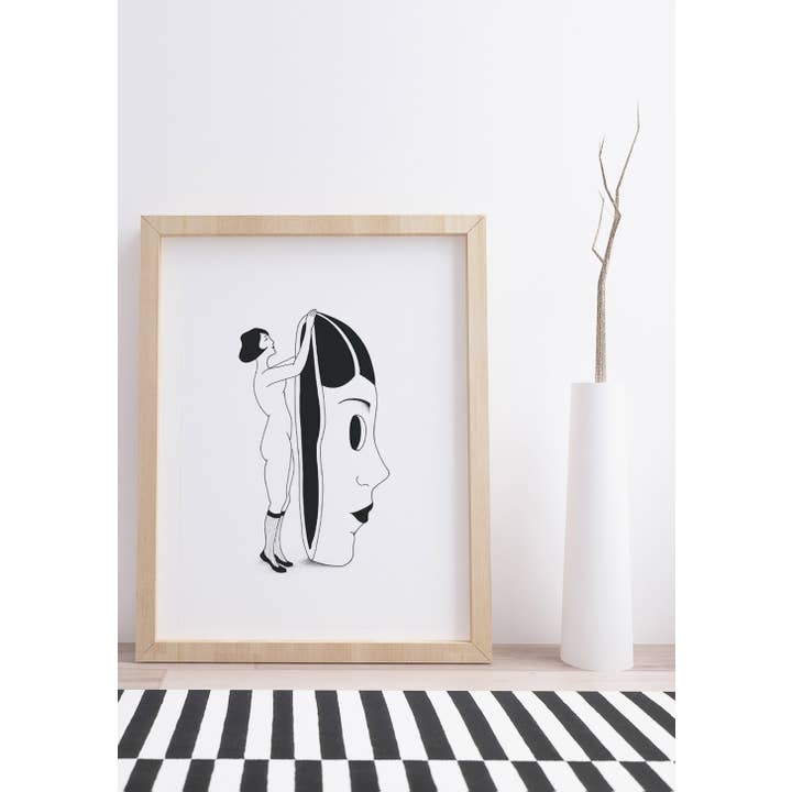 Sergeant Paper - Vendita all'ingrosso Stampa artistica - Clorinde - Repare Moi 1 - Stampa in bianco e nero2