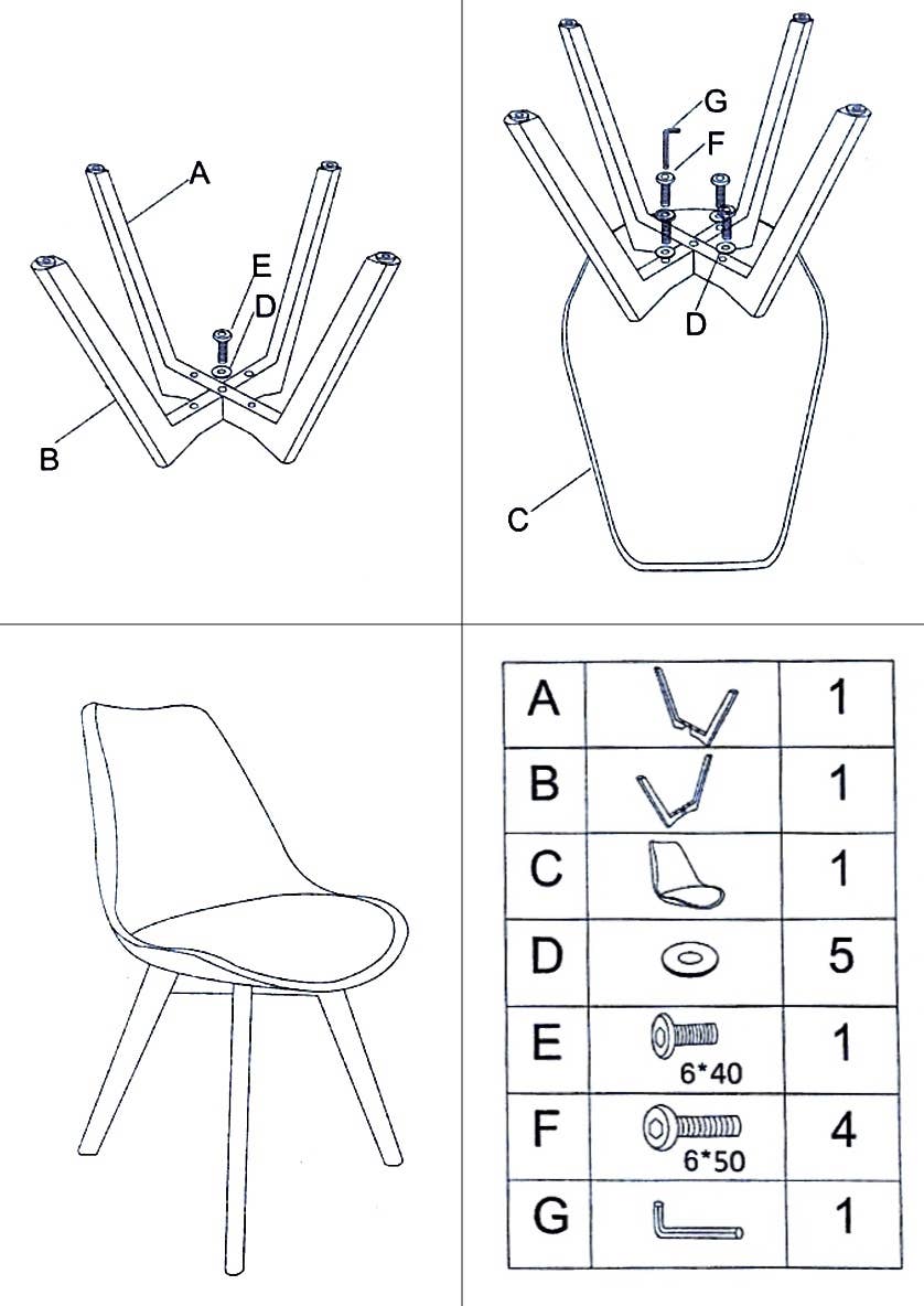 Grün Scandy grüner Stuhl L48 x T43 x H83 cm für den Großhandel auf Faire2