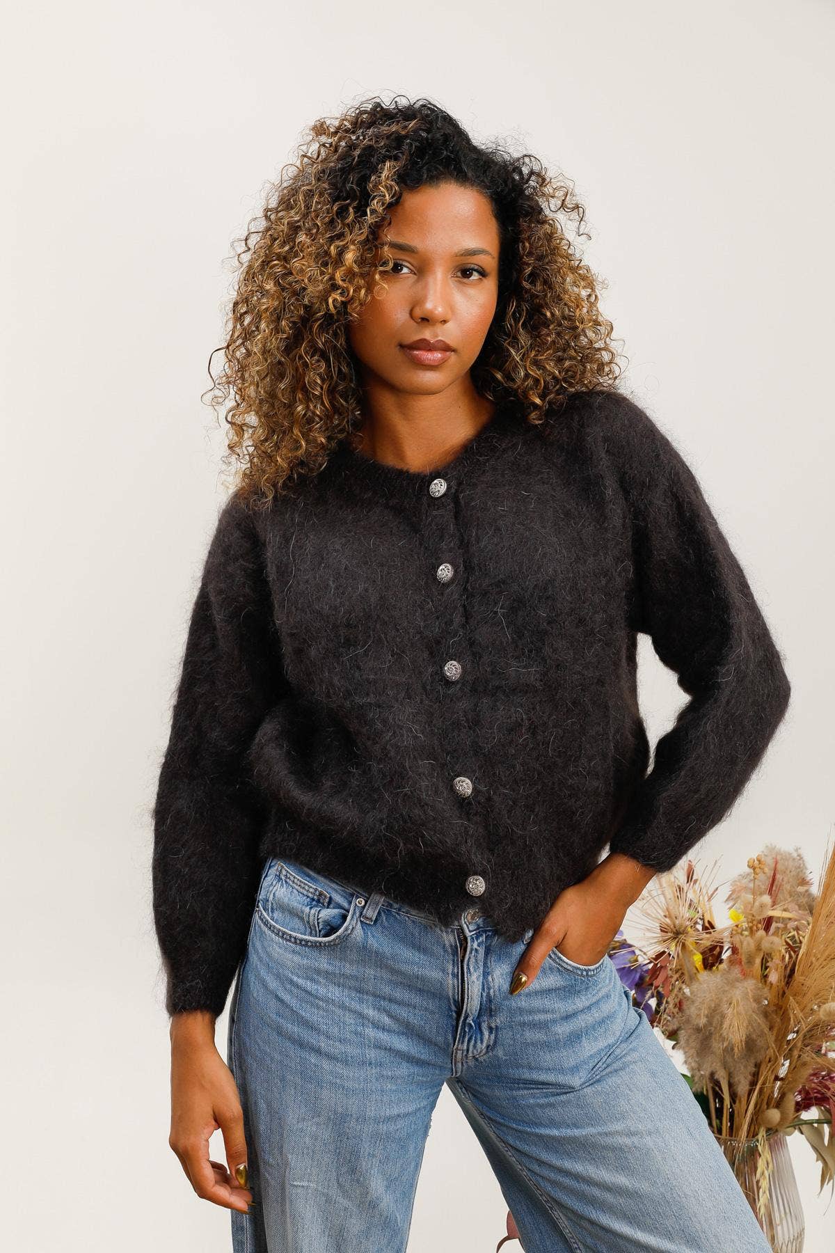LÉA & LUC - Wholesale Cardigan - Women's - Mohair cardigan REF. 2137110