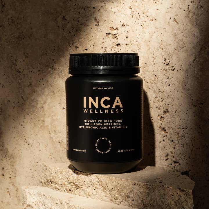INCA Organics – Großhandel Pulverförmige Gesundheitsgetränke – Haut- und Körperkollagen + Hyaluronsäure + Vit C (geschmacksneutral)