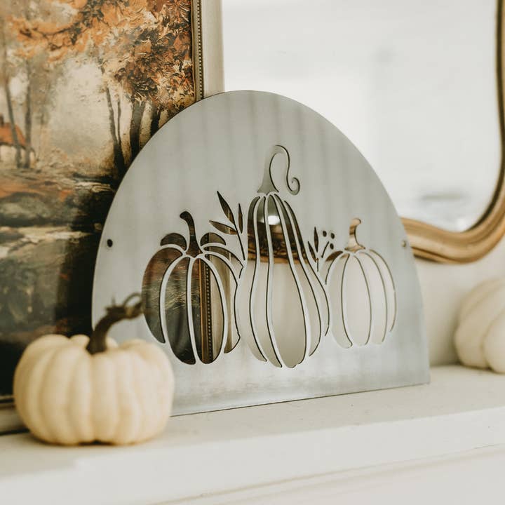 Pumpkin Patch Steel Wall Decor Sign for wholesale by Keystone Steel Co.